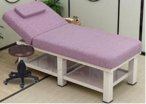 Quality Wooden Massage Portable Beauty Couch , 60cm High Synthetic Leather Beauty Bed wholesale