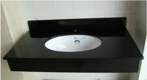 Quality Pure black bathroom vanity, single sink vanity, cheap bathroom vanity,vanity units wholesale