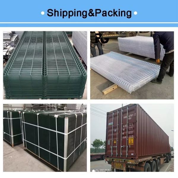 3D Bending Curved Metal Fence Panels Welded Wire Mesh
