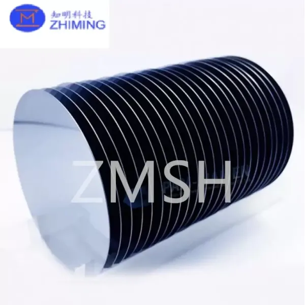 Square Silicon Wafer with Film-Laminated Carrier for Advanced IC, Semiconductor & Quantum Research