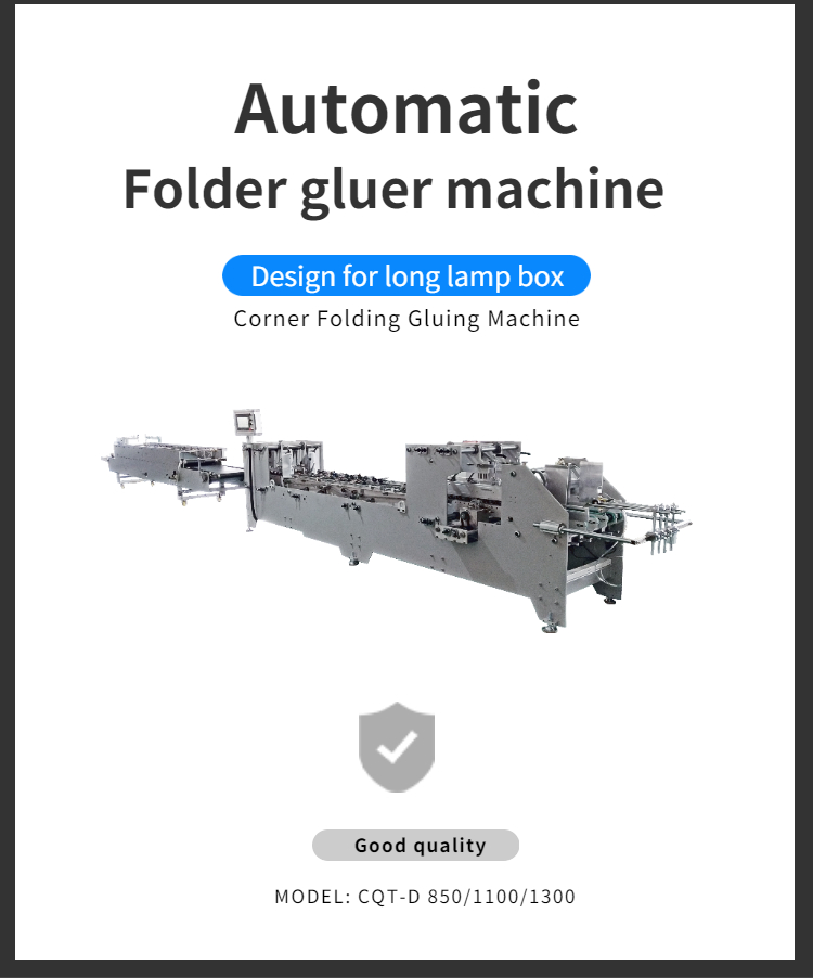 Boxing Machines 650 Paper Pasting Machine for Automatic Corrugated Carton Folder Gluer