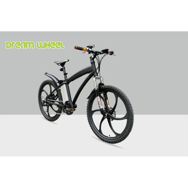 Mens Electric Powered Mountain Bike 26 Inch Wheel 36V 250W Magnesium Alloy Rim