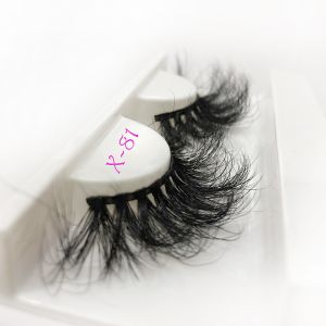 Quality Private Label 25mm Mink Eyelash Fluffy , 6d Mink Individual Lashes wholesale