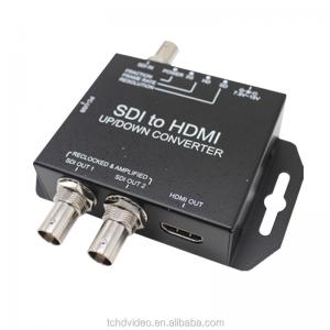 China 3G-SDI To HDMI Video Converter Scaler With 2 SDI Loop Through Resolution 1920x1080P60 on sale