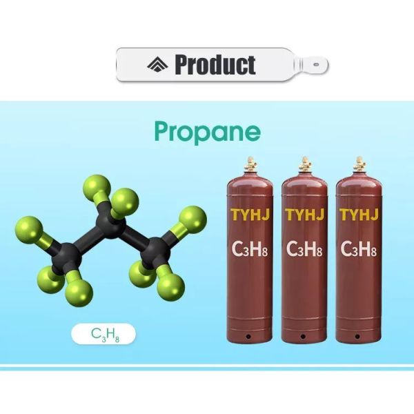 High Quality Industrial Grade Welded Cylinder Filled Hydrocarbon C3h8
