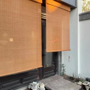 Quality Teahouse Office Bamboo Roll Up Sun Shades , Bamboo Roller Blinds For Balcony wholesale