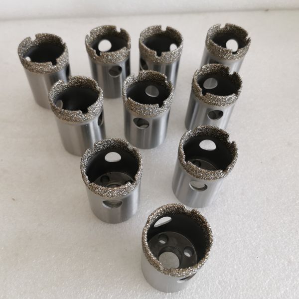 6A2 38*53*M16 Mm D30/35 Vacuum Welded Diamond Drill Bits For Medical Industry