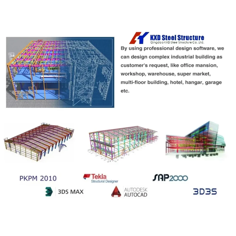 Prefabricated Steel Structure Workshop with Large Span Q235B/Q355B Steel and ISO 9001 Certification