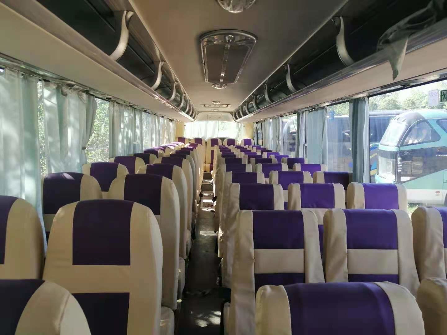 63 Seats Used Yutong ZK6127H Bus Used Coach Bus 2011 Year New Seats Diesel Engine LHD In Good Condition