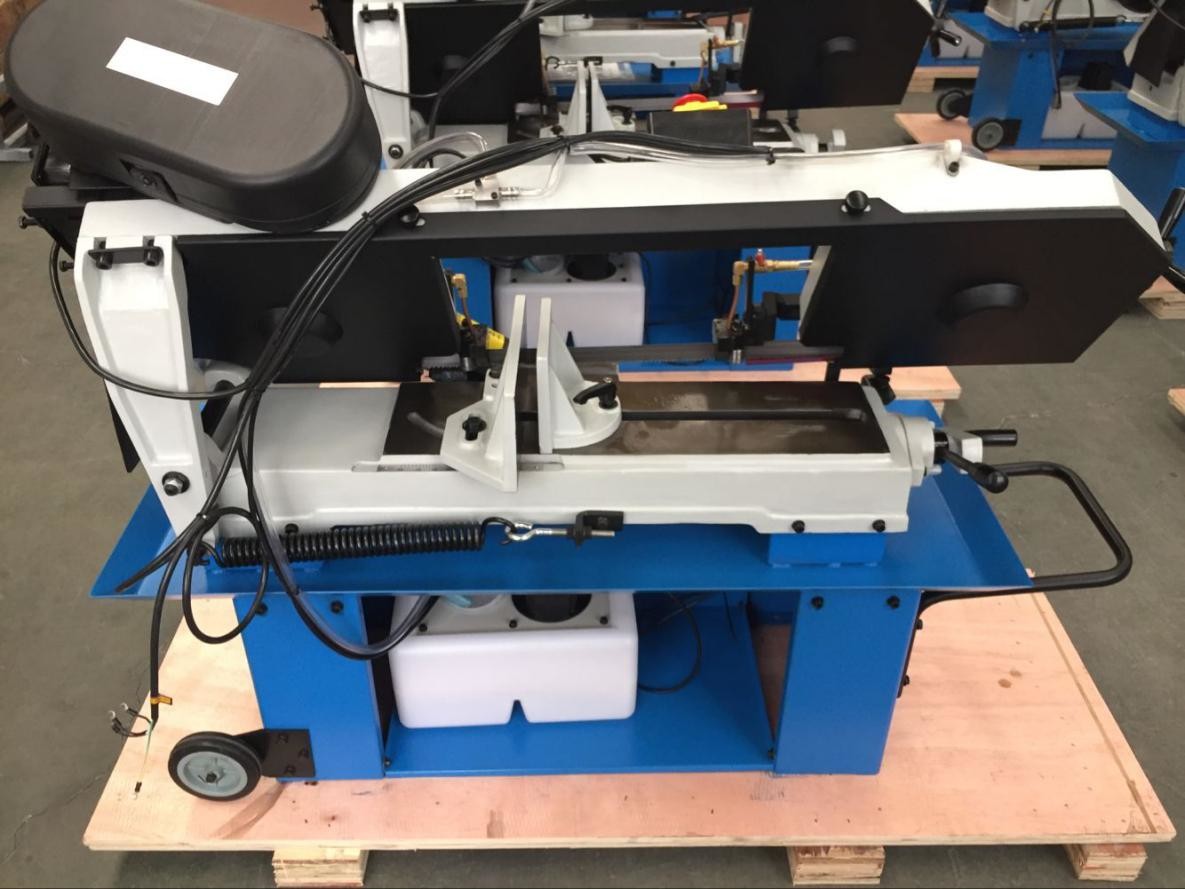 Factory direct BS-912B horizontal hydraulic semi-automatic small metal cutting band saw machine
