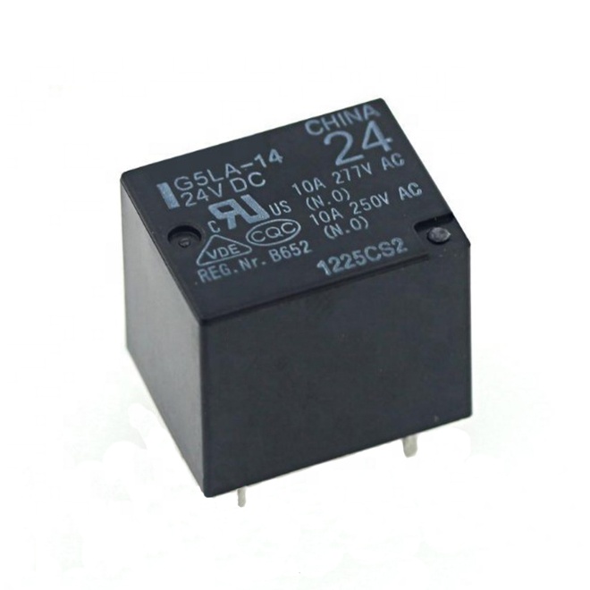 Hot selling relays G5LA-14-24VDC G5LA-14-DC24V 10A 5pin DIP Small power relay