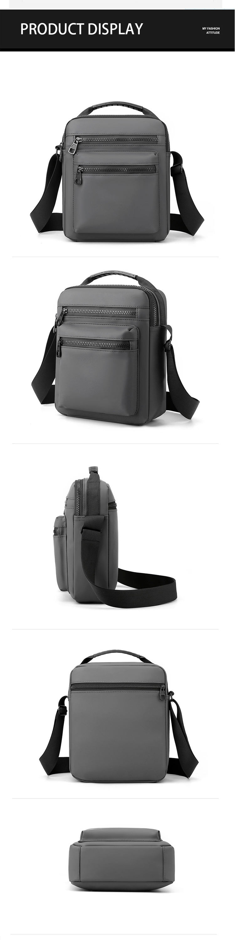 Wholesale Waterproof Casual Messenger Bags Shoulder Men's Crossbody Bag OEM