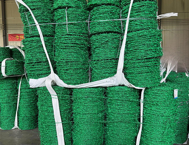 Fence Construction Protection 14gauge Double Twisted Galvanized Barbed Wire