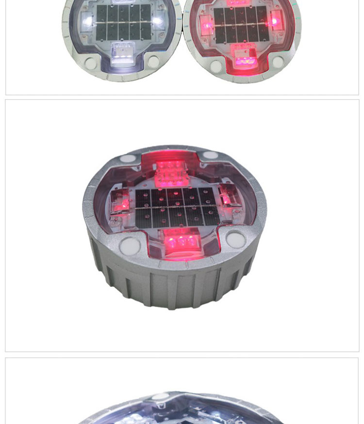 Led Cast Aluminum Cat Eye Solar Reflective Road Stud for Road Traffic Safety Warning