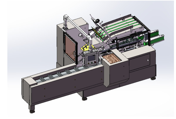 PLC Microcomputer Fully Automatic Box Packing Machine Taping KXZ 250B