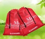 Promotional Drawstring Bags Soft-Loop Handle Style Silk-Screen Printing