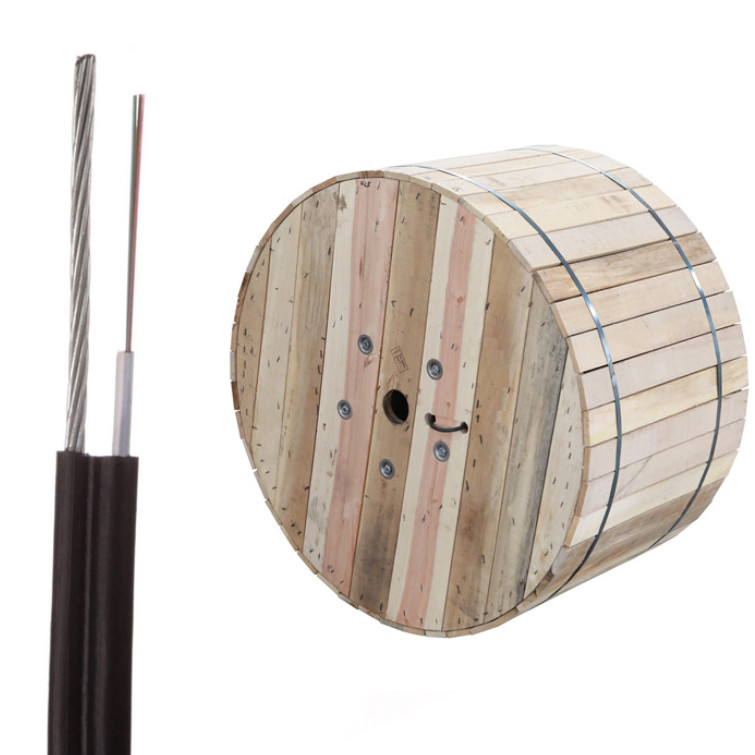 Outdoor Aerial Laying Fig 8 Strucrure 24 Cores Fiber Optic Cables GYTC8A
