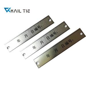 Quality Engraved Aluminum Name Plate Personalized Metal Etched Stainless Steel Nameplates wholesale