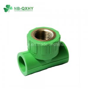 Quality PPR Pipe Fitting Female Brass Thread Reducing Tee for 20mm to 110mm Welding Connection wholesale