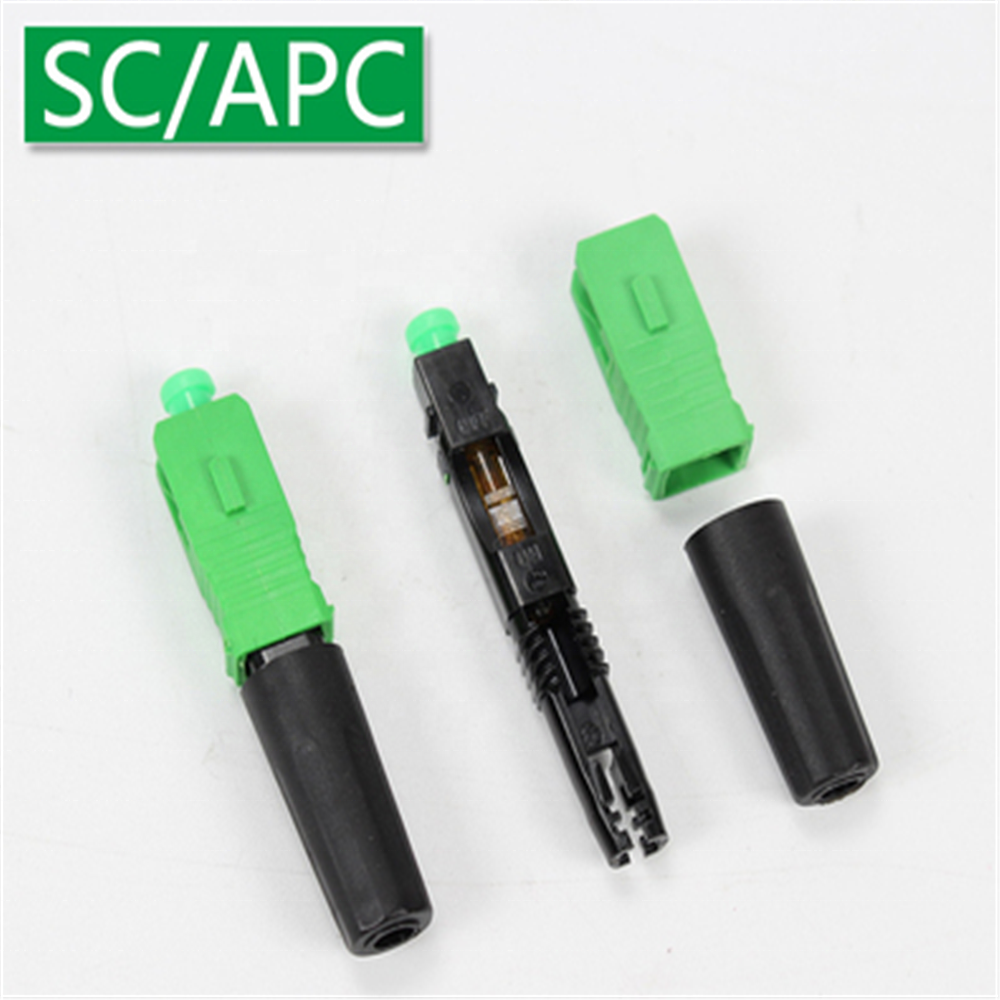 FTTH Fiber Optic Quick Connector SC/APC SM Fast Connector 50mm