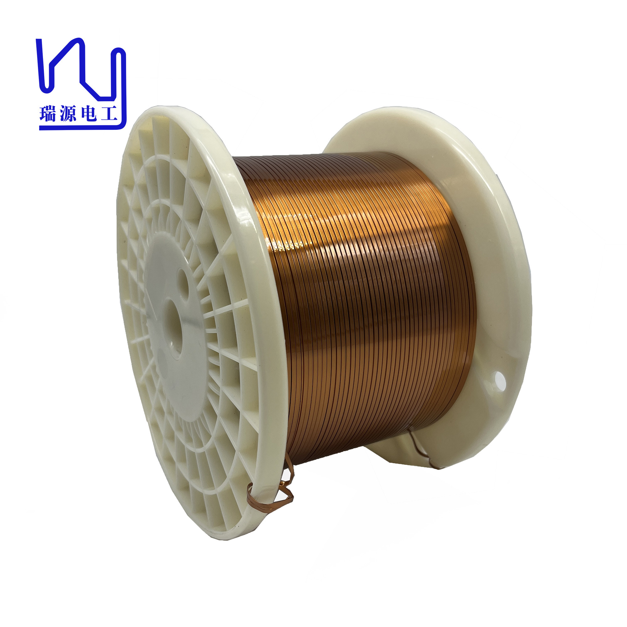 Quality Hot Air Bondable 0.2mmx4.0mm Enameled Flat Copper Wire wholesale