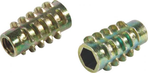 Cheap M10 Threaded Furniture Insert Nut OEM Service Grade 6.8 For Wood Furniture for sale