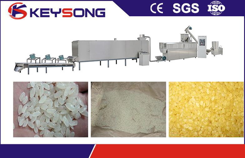 High Output Automatic Puffed Rice Machine , Nutritional Rice Chips Making