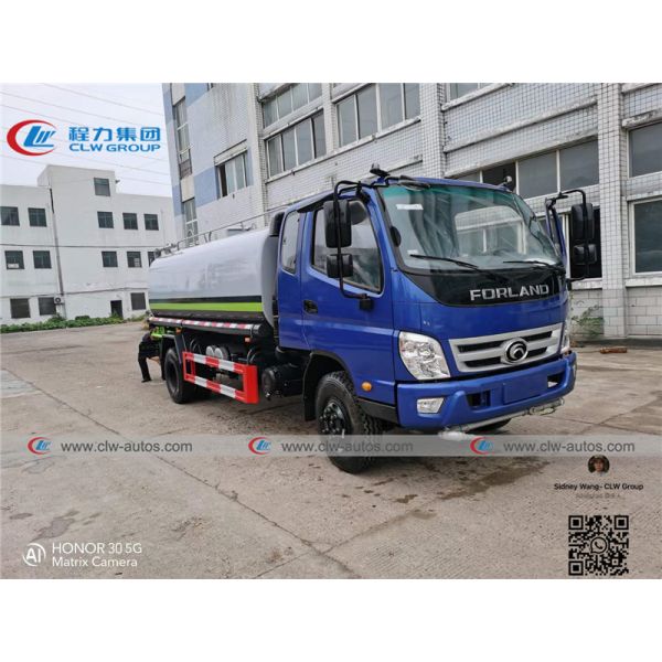 Foton Forland 5cbm Carbon Steel Petrol Tank Truck