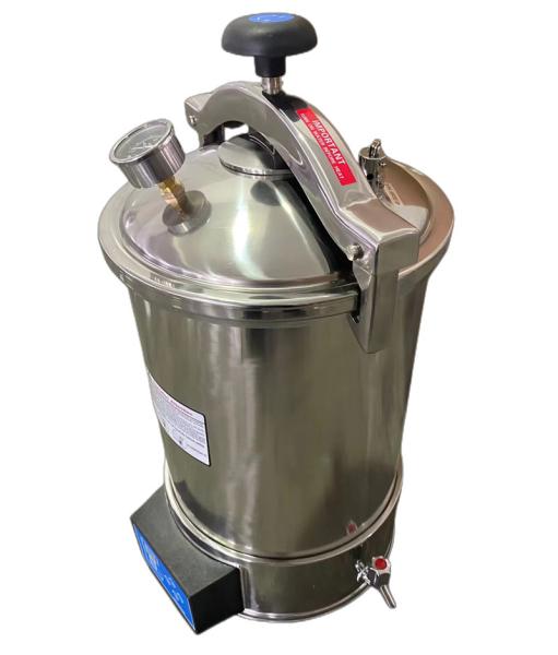 High Pressure Steam Sterilizer Autoclave Medical Stainless Steel 18L Automatic