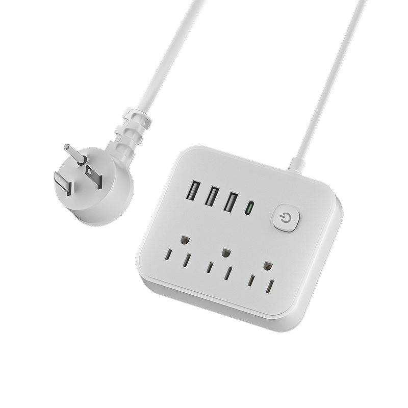 110V 220V AC Fireproof Cable Power Socket Standard Grounding Safe Heavy Duty Power Distribution Solution for Commercial