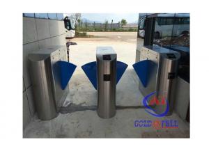 Quality Half Height Portable Security Turnstile Gate Lock 304 SS With Rfid Coins Acceptor wholesale