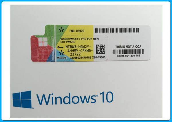 Cheap OEM French Language Microsoft Windows 10 Pro Software online activation with COA sticker for sale