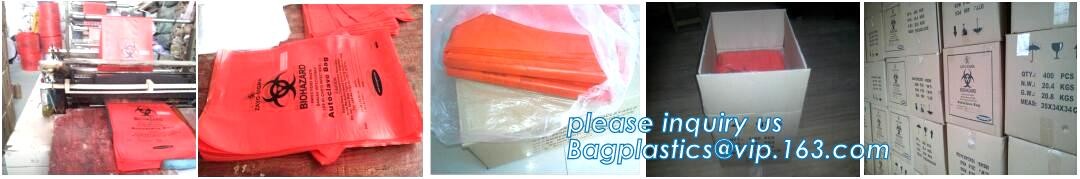 Bio Hazard Tote Bags,Stick-on Red Bio Hazard Waste Bags 6" x 6" 200/Bx,Shop Bio Hazard Shoulder bags online bagease pack