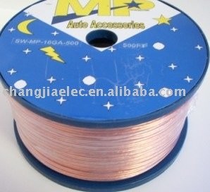 Cheap CCA/CU/CCS-Transparent speaker cable for sale