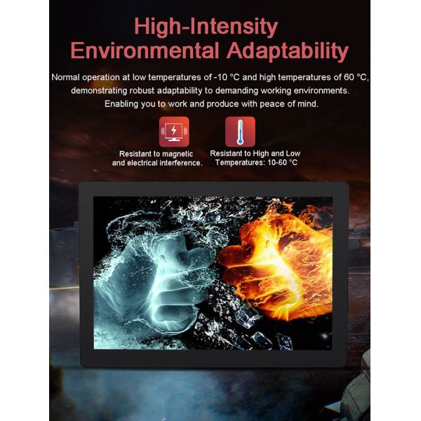 3mm Bezel 17 Inch High Brightness Sunlight Readable IP65 Waterproof Android Embedded Industrial Computers with Capacitive Touch IPC