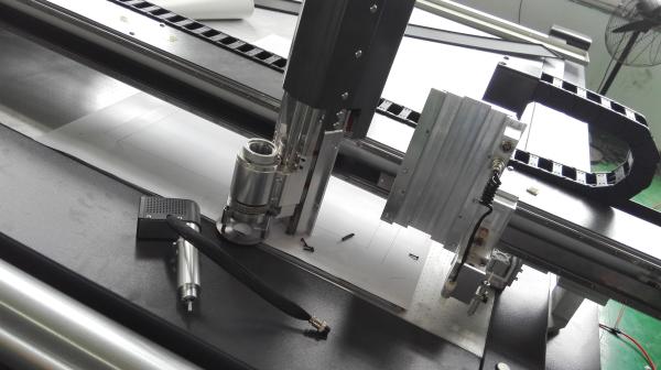 Cheap Fabric Carpet Making Machine / Computerized Mat Cutter Fast Driving Motors for sale