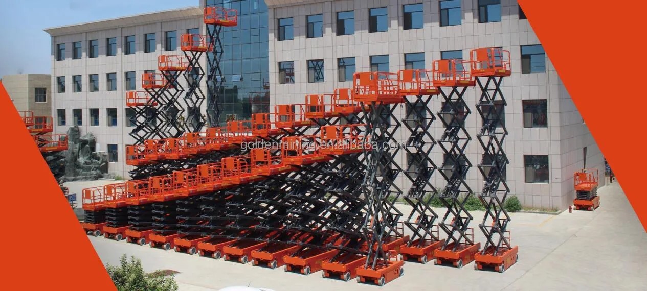 6m-24m Lifting Work Platform Aerial Trailer Towable Manlift Scissor Lift