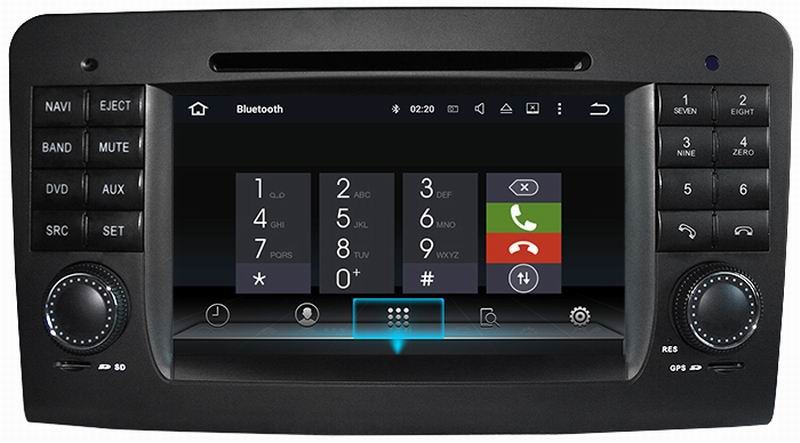 Ouchuangbo car radio gps multimedia stereo android 7.1 for Mercedes Benz ML W164 GL X164 with MP5 MP3 USB calculator