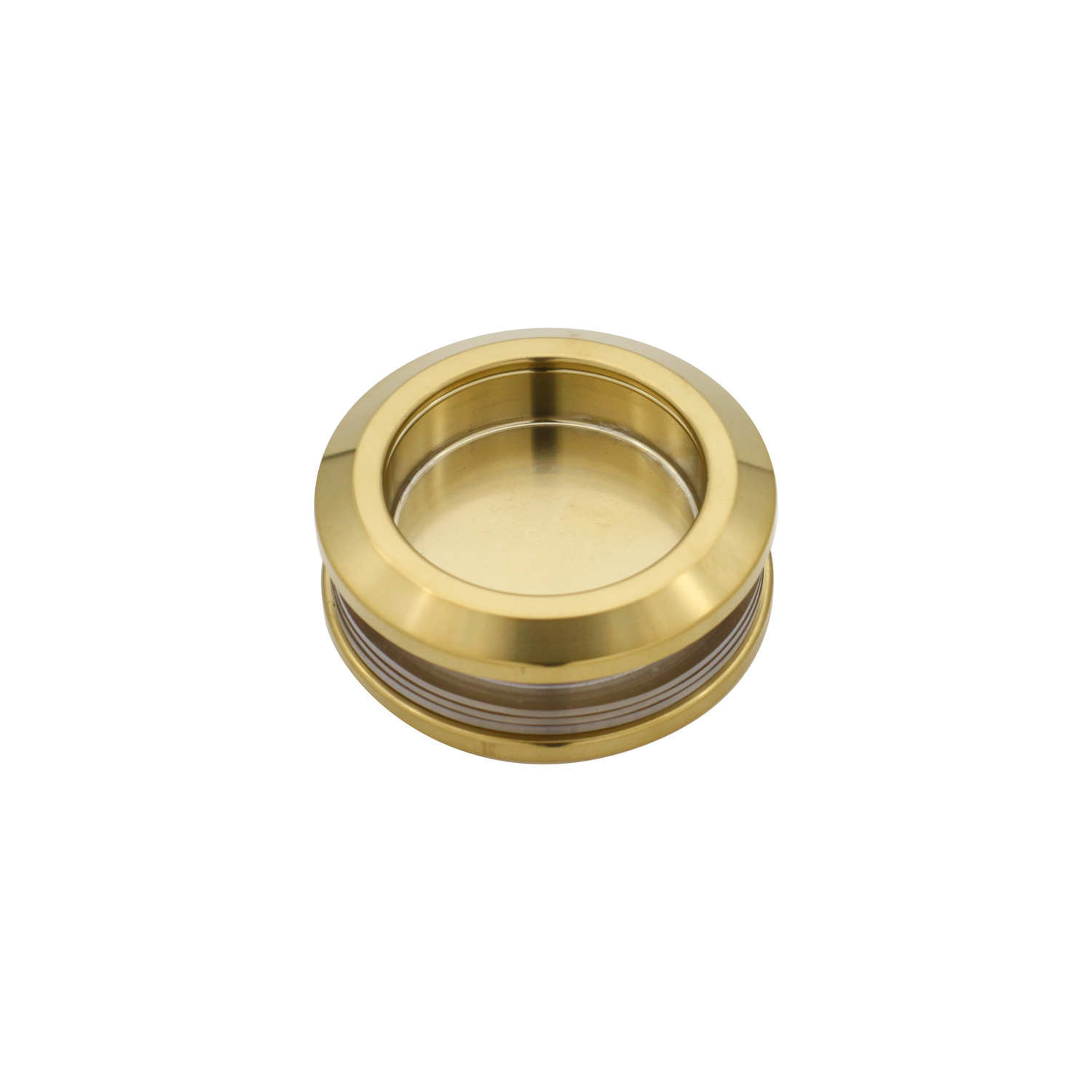 Anti-Brass Frameless Sliding Door System for 8-12mm Thick Safe Glass Polish Finish