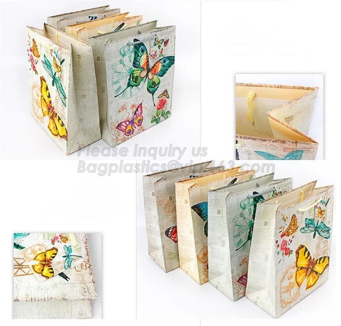 Chinese Wholesale Cheap Luxury Craft Paper Bag CMYK Printed Shopping Bag Paper,Shopping Paper Bags With Your Own Logo
