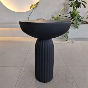 GRC Concrete Table Sets Modern Cement Dining Table Set Customized