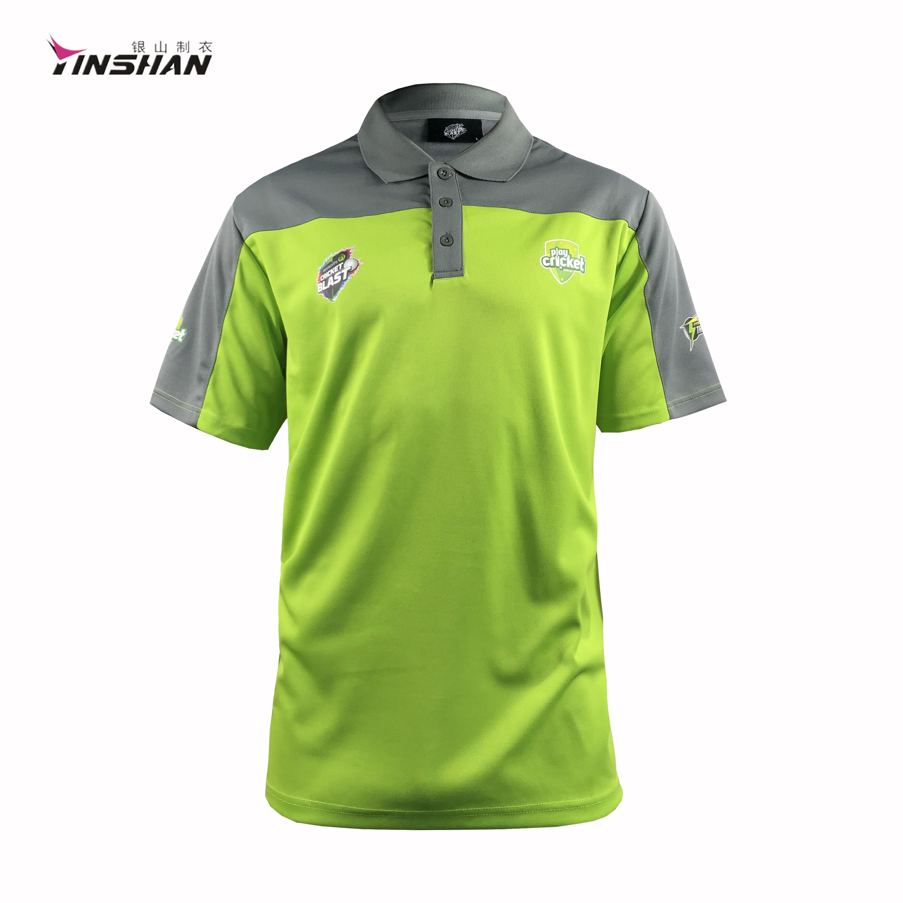 Fanswear Fanswear Cricket Polo Shirt Jersey in Customized Color for Sportswear Type