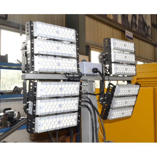 4X1000w 7m 9m Portable Generator Light Tower Trailer Mounted