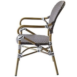 PE Rattan Classic Outdoor Patio Bistro Dining Chairs