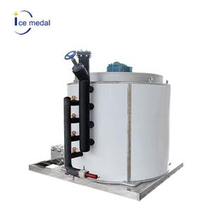 China Industrial Seawater Flake Ice Machine 64 KW For Fish Frozen on sale