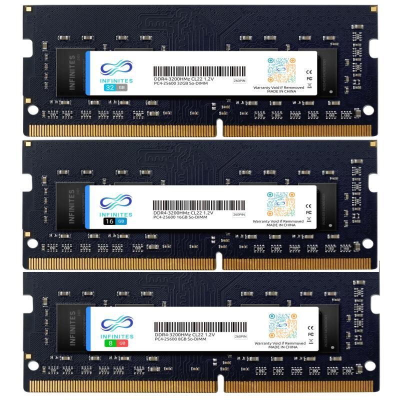DDR4 260pin 16GB 2666MHz SODIMM PC-21300 1.2V Non Ecc Gen 4 Memory Consumer Garde Memory Module