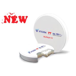 Quality Pre Shaded Multilayer Zirconia Block 750MPa Bending Strength Ultra Translucent Zirconia wholesale