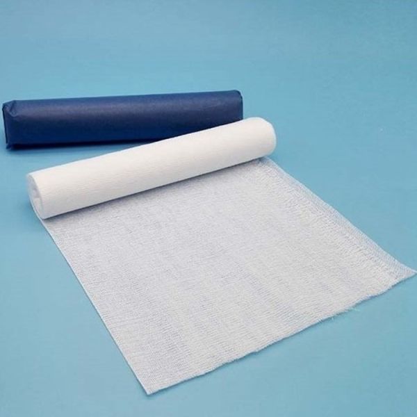 Customized Sizes Medical Absorbent 100% Hydrophile Gauze Bandage Cotton Gauze Roll