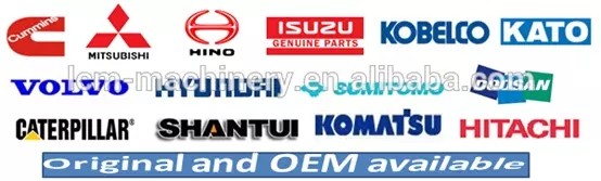 YN01V00129S006 Excavator Attachments 10 Screw Holes Cylinder Head Buck