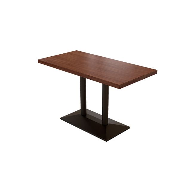 Solid Wood Dining Table Cafeteria Restaurant bar Cafe Commercial Rattan Tables and Chairs